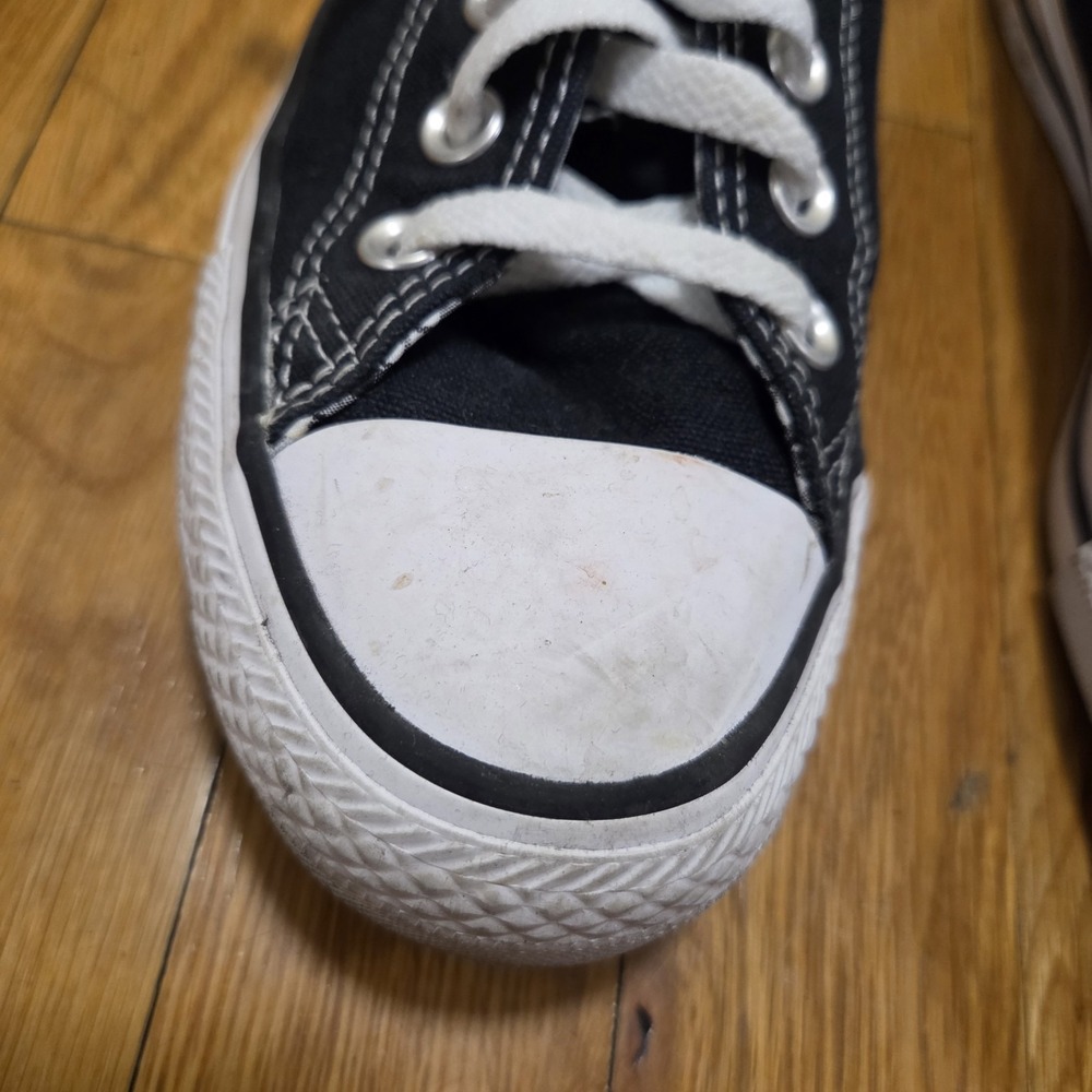 Converse Womens Black Graham Low Top Casual Everyday Wear Sneakers Tennis 8 - Picture 4 of 9